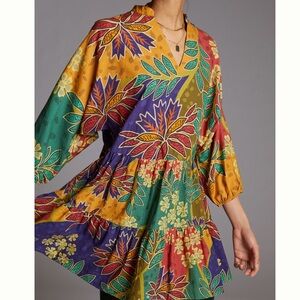 Anthropologie Conditions Apply Flowy Mini Dress XL NWT